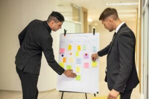 Diverse team apply design thinking to gather insights, propose solutions. Evaluate, create prototype